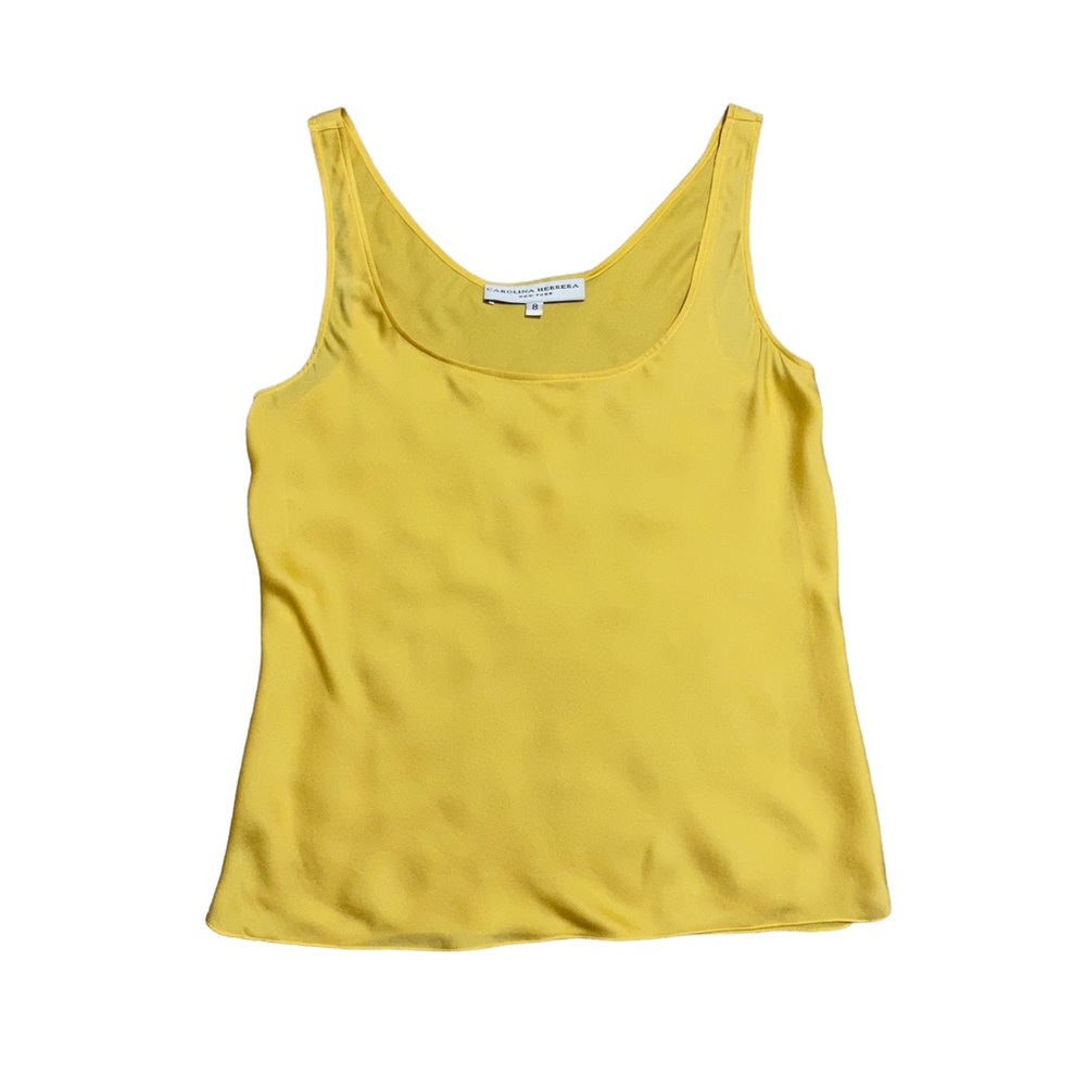 Vintage Carolina Herrera Silk Tank Top